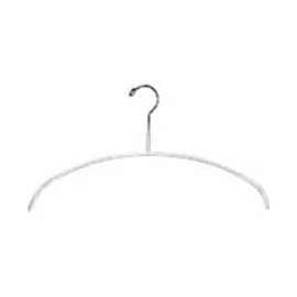 16" L Non-Slip Hanger W/ Swivel Hook - White