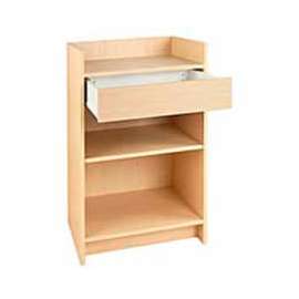 20"D x 24"W x 38"H Register Stand - Maple