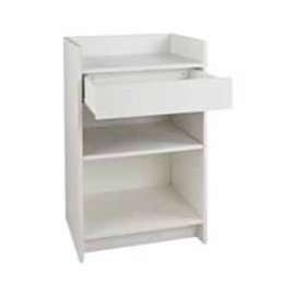 20"D x 24"W x 38"H Register Stand - White
