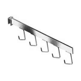 5 Hook Waterfall - Rectangular Tubing - Chrome