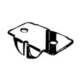 Center Style Shelf Rest - Zinc