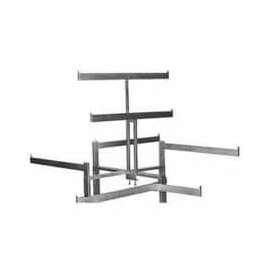 T" Style Double Bar Rack Topper - Chrome
