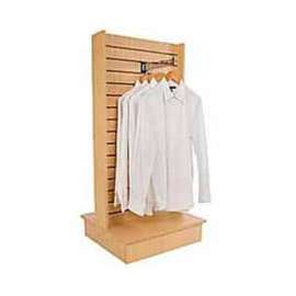 2-Way Slatwall Merchandiser 25-1/2"W x 24"D x 54"H - Maple