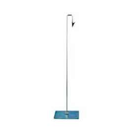 42"H Metal Sign Holder W/ Down Position Clip - Satin Nickel