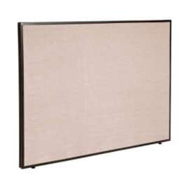Interion Office Partition Panel, 60-1/4"W x 42"H, Tan