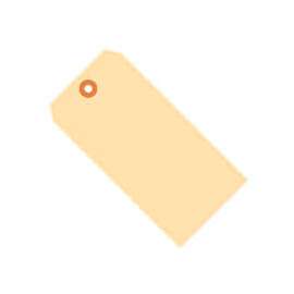 Manila Shipping Tags, 13 Pt., #1, 2-3/4"L x 1-3/8"W, 1000/Pack