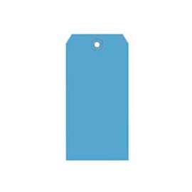 Global Industrial Shipping Tag #1, 2-3/4"L x 1-3/8"W, Dark Blue, 1000/Pack