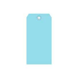 Global Industrial Shipping Tag #1, 2-3/4"L x 1-3/8"W, Light Blue, 1000/Pack