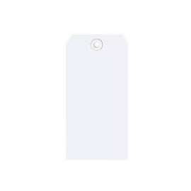 Shipping Tags, #5, 4-3/4"L x 2-3/8"W, White, 1000/Pack