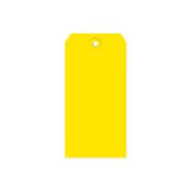 Global Industrial Shipping Tag #1, 2-3/4"L x 1-3/8"W, Yellow, 1000/Pack