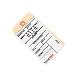 Global Industrial 2 Part Carbonless Inv. Tag 5500-5999, #8 6-1/4"L x 3-1/8"W, 500/Pk