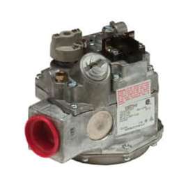 Gas Valve - 1" Inlet, Straight-Thru Side Outlets, 3.5" W.C. Nat. Gas