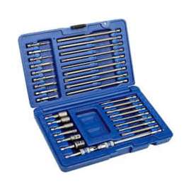 34 Pc. Fastener Drive Set-Fastener Drive Tool Set