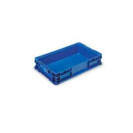ORBIS Stakpak NSO2415-5 Modular Straight Wall Container, 24"L x 15"W x 5"H, Blue