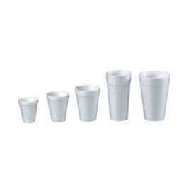 Dart Foam Cups, Hot/Cold, 10 oz., White, 1000 ct