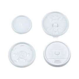 Dart Plastic Lids, For 16 oz. Hot/Cold Foam Cups, Sip-Thru Lid, White, 1000 ct