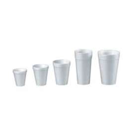 Dart Foam Cups, Hot/Cold, 4 oz., White, 1000/Carton