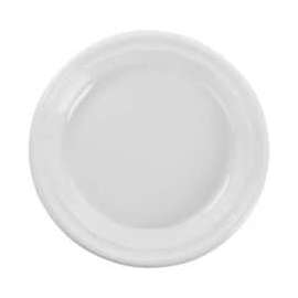 Dart DCC6PWF, Plastic Plates, 6" Dia., White, 1000/Carton