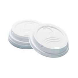 Dixie DIX D9538 - Dome Hot Drink Lids, 8 Oz. Cups, White, 1000 ct