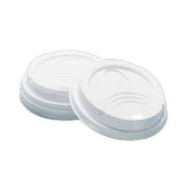 Dixie DIX D9542 -Drink Thru Lids, For 12 & 16 Oz. Paper Cups, White, 1000 ct