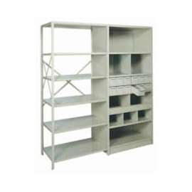 Swinging Doors For Shelving, 36"Wx84"H - For T-Post Gray