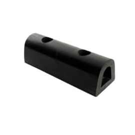 Global Industrial Extruded Rubber Fender Bumper, 36"L x 4-1/4"W x 4"H