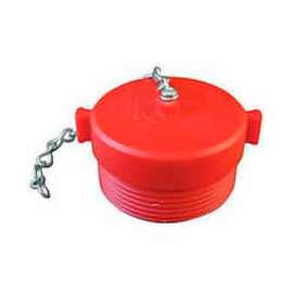 Fire Hose Red Hose Plug - 2-1/2 In. NH - Plastic