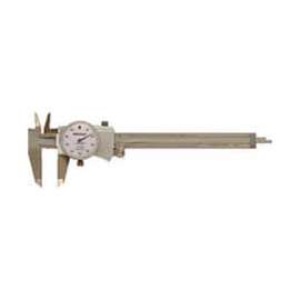 Mitutoyo 505-742J 0-6" Extra Smooth Dial Caliper W/White Dial