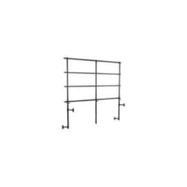NPS - Black Steel 32"H Tapered Riser Guard Rails