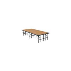 NPS - Brown Hardboard 96"L x 48"W x 32"H Portable Stage