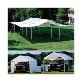 Shelterlogic Max AP Canopy 23532, 10'W X 20'L, 1-3/8" Frame, 8-Leg, White