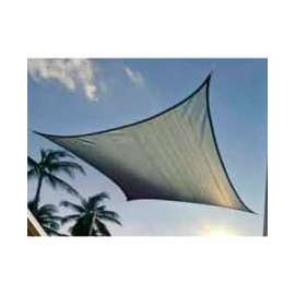 ShelterLogic ShadeLogic Sun Shade Sail Square 12 ft. x 12 ft., Heavyweight, Sea