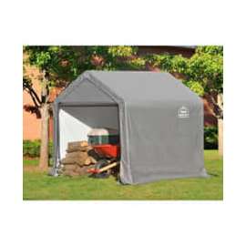 ShelterLogic, Shed-in-a-box, Canopy Storage Shed 6'L x 6'W x 6'H, Gray