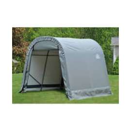 10x8x10 Round Style Shelter - Gray