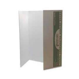 Pacon Single Walled Presentation Board, 40" x 28", White, 8/Carton