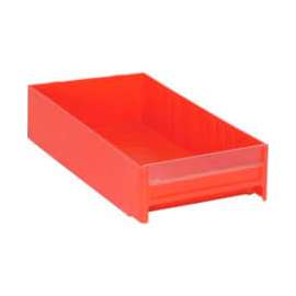 Quantum Patient Drawer IDR203 - Red, 5-5/8"W x 11"D x 2-1/2"H
