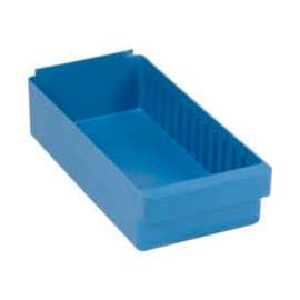 Quantum Super Tuff Euro Drawer QED606 - 8-3/8"W X 17-5/8"D X 4-5/8"H Blue