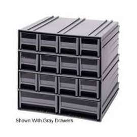 Quantum Interlocking Storage Cabinet QIC-12123 - 11-3/4"Wx11-3/8"Dx11"H - 14 Red Drawers