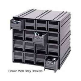 Quantum Interlocking Storage Cabinet QIC-161 - 11-3/4"Wx11-3/8"Dx11"H - 16 Red Drawers