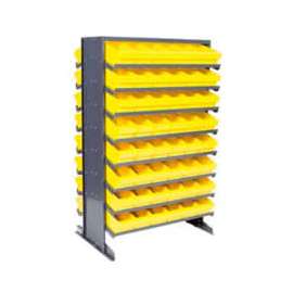 Quantum QPRD-601 Double Sided Rack 24"x36"x60" with 96 Yellow Euro Drawers