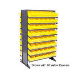Quantum QPRD-701 Double Sided Rack 24"x36"x60" with 64 Gray Euro Drawers