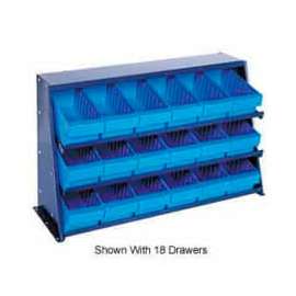 Quantum QPRHA-567 Bench rack 12"x36"x21" with 19 Blue Euro Drawers