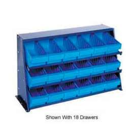 Quantum QPRHA-701 Bench rack 12"x36"x21" with 12 Blue Euro Drawers