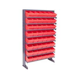 Quantum QPRS-601 Single Sided Rack 12"x36"x60" with 48 Red Euro Drawers