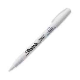 Sharpie Paint Marker, Oil-Based, Fine, White Ink