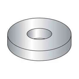 #8 Flat Washer - SAE - 3/16" I.D. - Steel - Zinc Plated - Grade 2 - Pkg of 100