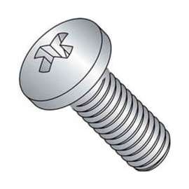 6-32 x 3/8" Machine Screw - Phillips Truss Head - Steel - Zinc Plated - Pkg of 100