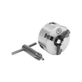 Bison 3-Jaw (Solid) Scroll Chuck Semi-Steel Body, Plain Back, 2" Thread Mount 1/2"