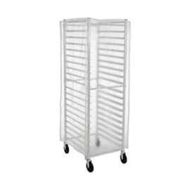 Winholt SRC-58/3Z, Bakery Rack Cover, Clear Plastic, 3 Zippers