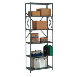 Steel Shelving 20 Ga 36"Wx18"Dx97"H Open Clip Style 6 Shelf